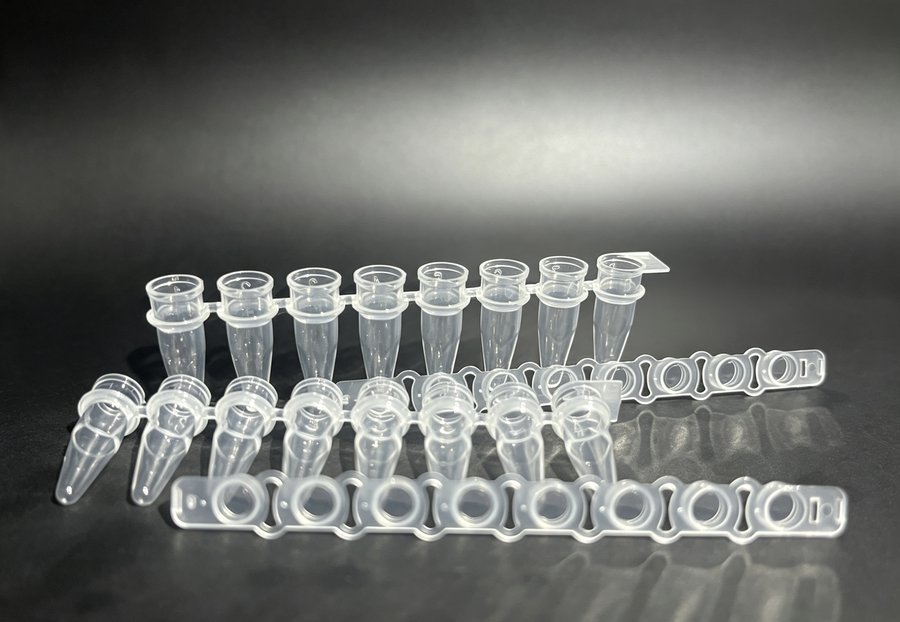MECOJI Low-Adsorption 8-Strip Tubes